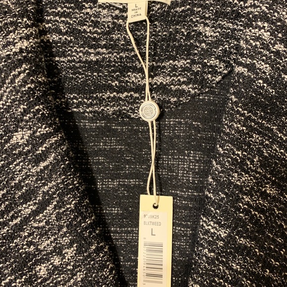 Max Studio black tweed cardigan - Picture 4 of 6